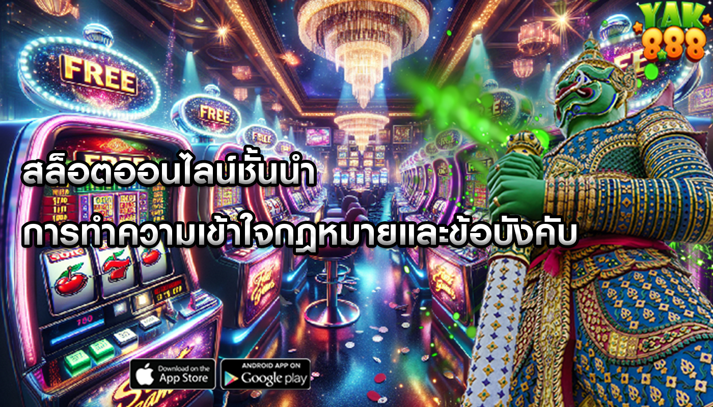 สล็อตออนไลน์ชั้นนำ การทำความเข้าใจกฎหมายและข้อบังคับ